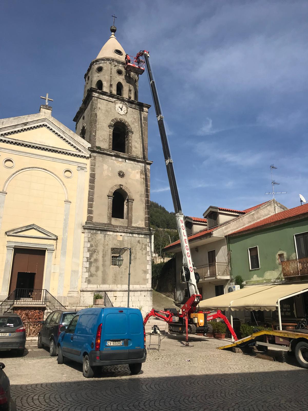 Intervento su campanile chiesa